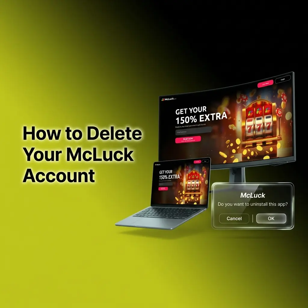 Step-by-step guide on how to permanently delete a McLuck account through settings or customer support